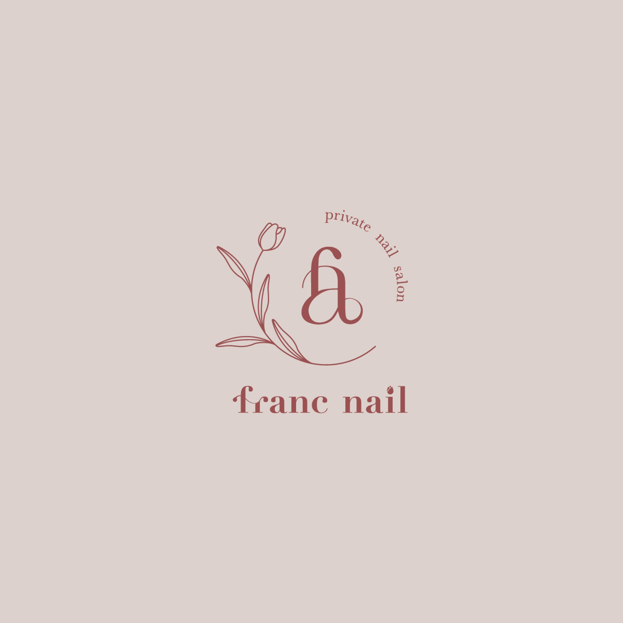 franc nail様 ロゴ制作-1