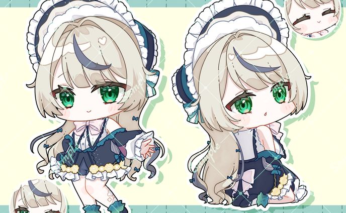 海乃みるく様SDイラスト【簡易】