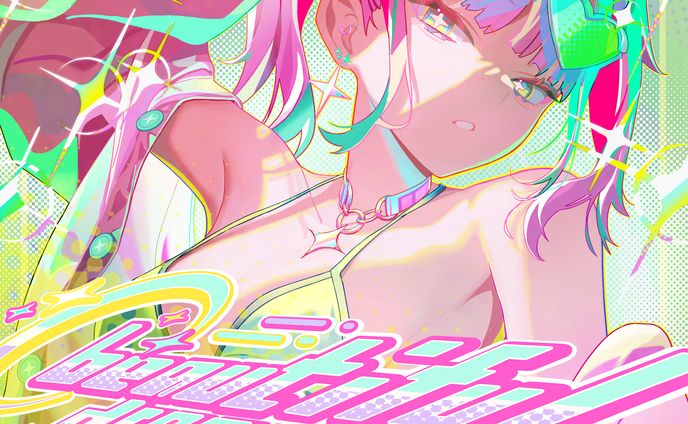 リズムゲームArcaea「beautiful dreamer」　ジャケットイラスト・デザイン