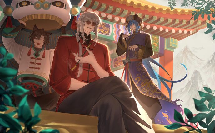 男性　妖怪モチーフ　約一週間