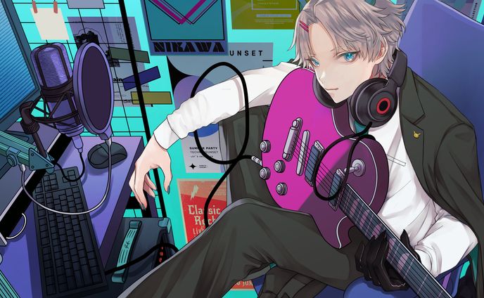 丹奏和様：『Overdose』オリジナルMVイラスト制作