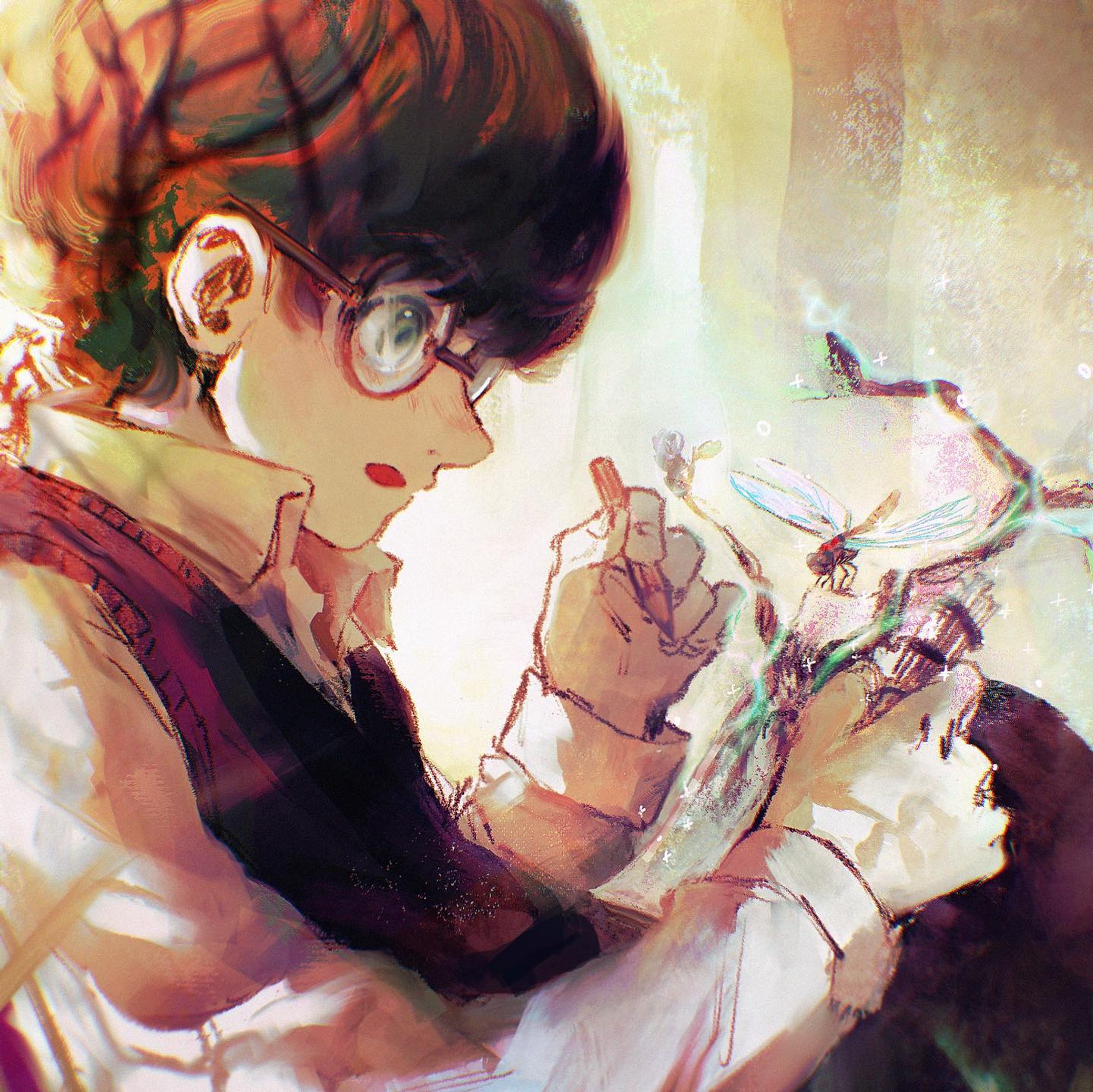 ʚïɞ < you are fine !

スケッチしてたら、トンボさんがやってきて、スケッチブックに止まった。
『ここに居ていいんだよ』って言ってくれた気がして、嬉しかった。

 #original-1