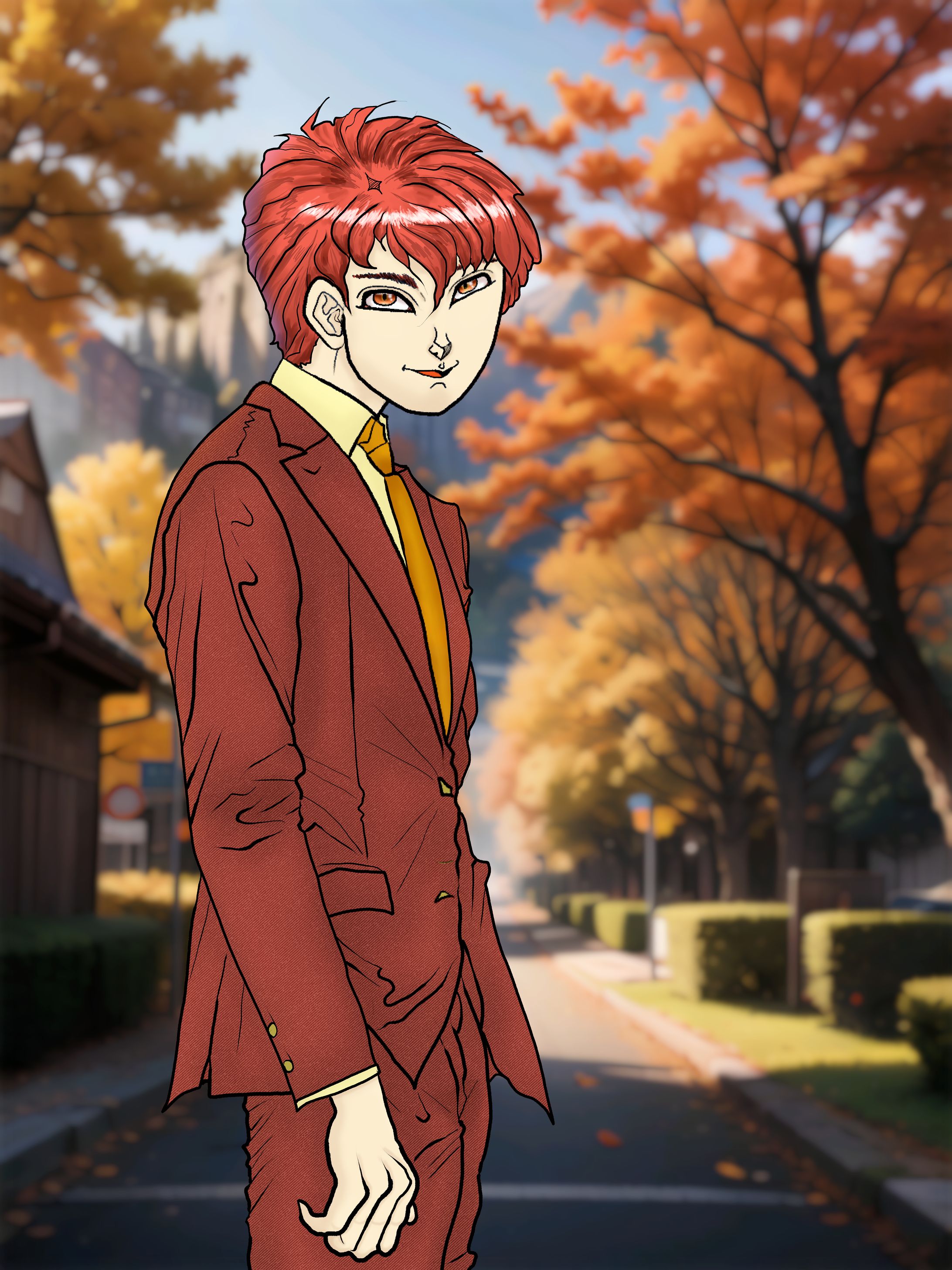 秋の街路樹　「リクエスト」キャラクター-1