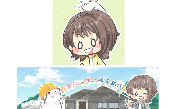 アイコン、ヘッダー　しらたま様