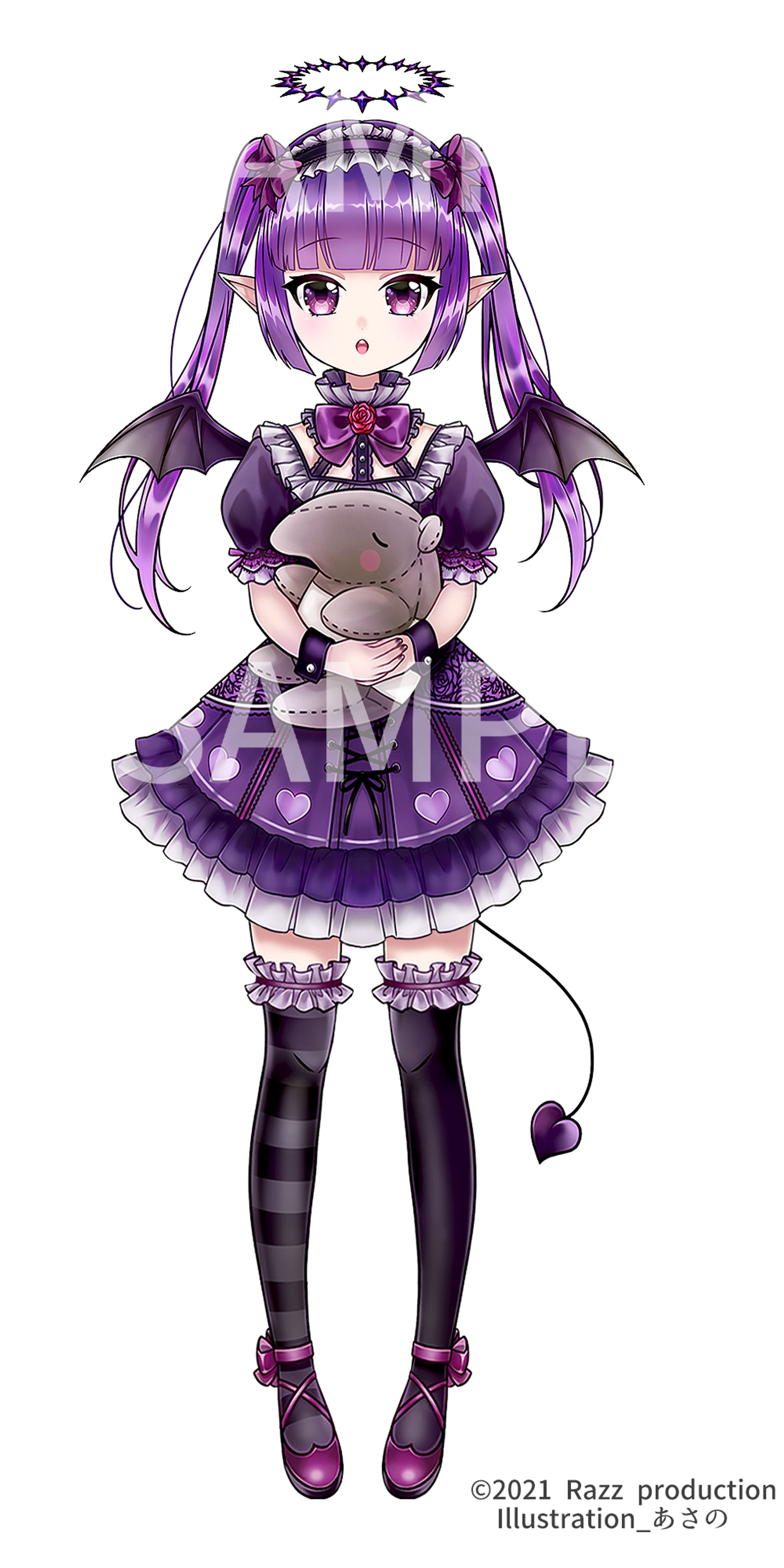 2枚：夢摘りぜ様_立ち絵(Razzプロダクション様所属)  -1