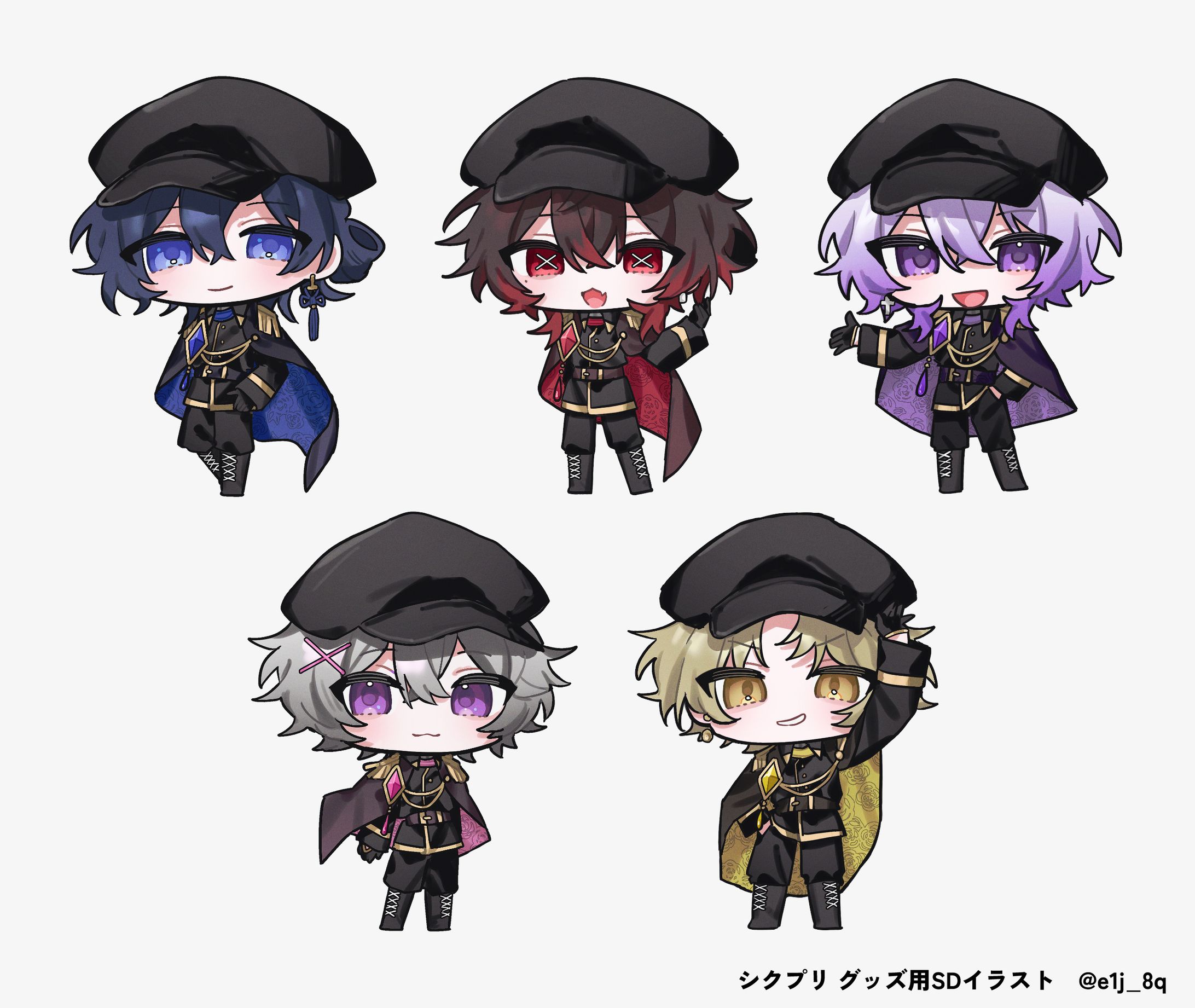 【シクプリ】グッズ用SDイラスト-1