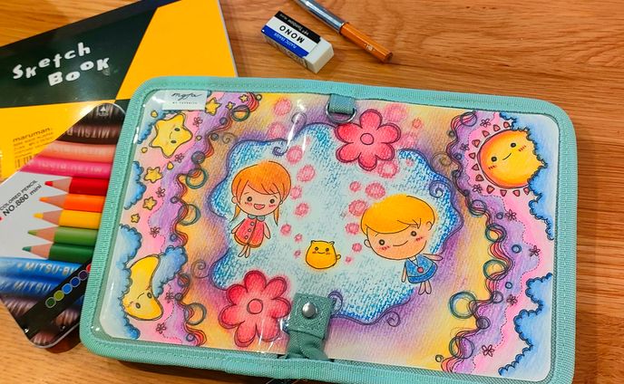 絵を描く、cluster