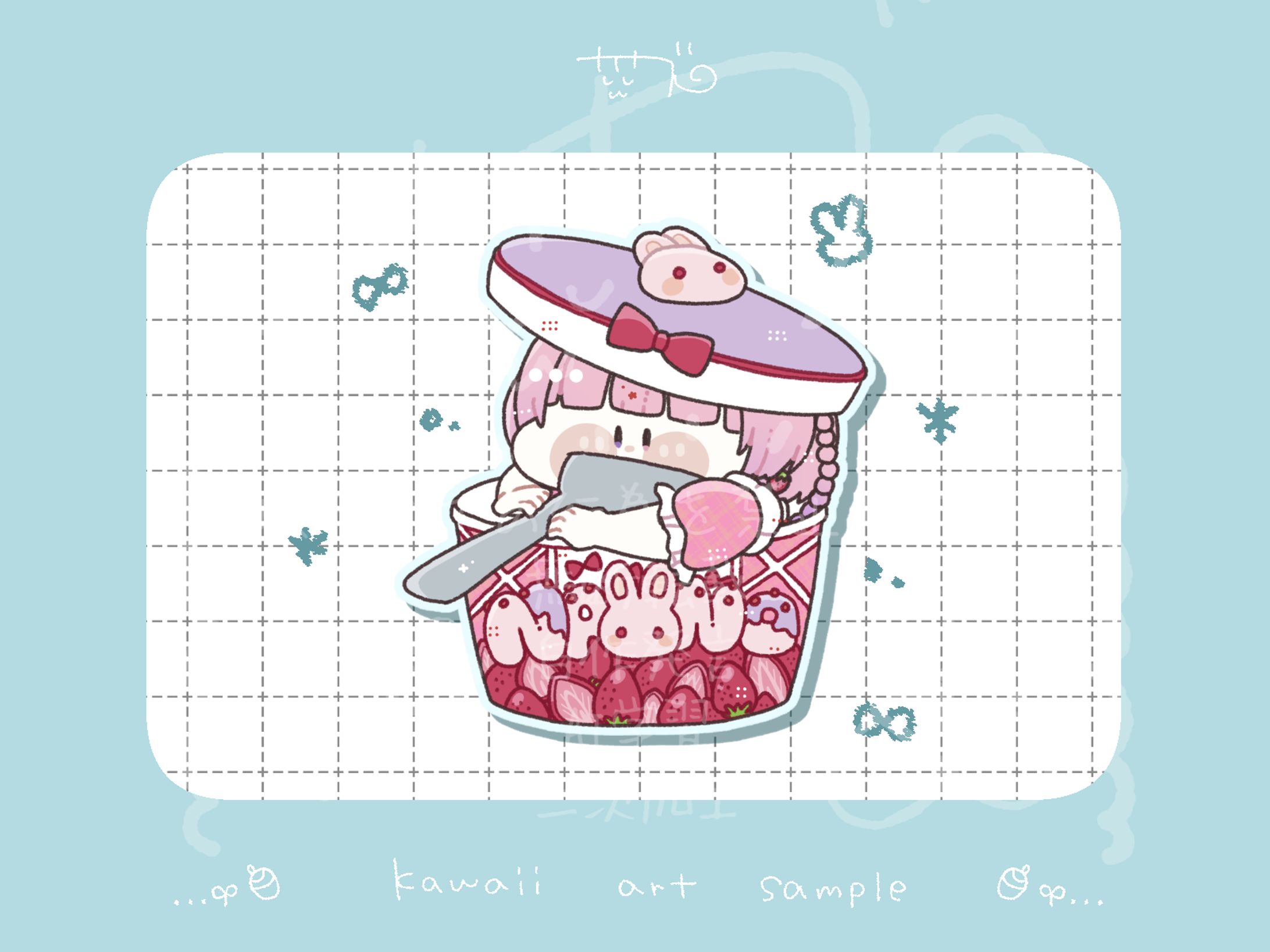 【ご依頼】量産SDイラスト/愛莉栖なの様-1