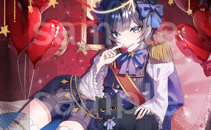 VTuber天仕ソラ様　バレンタインデー用イラスト