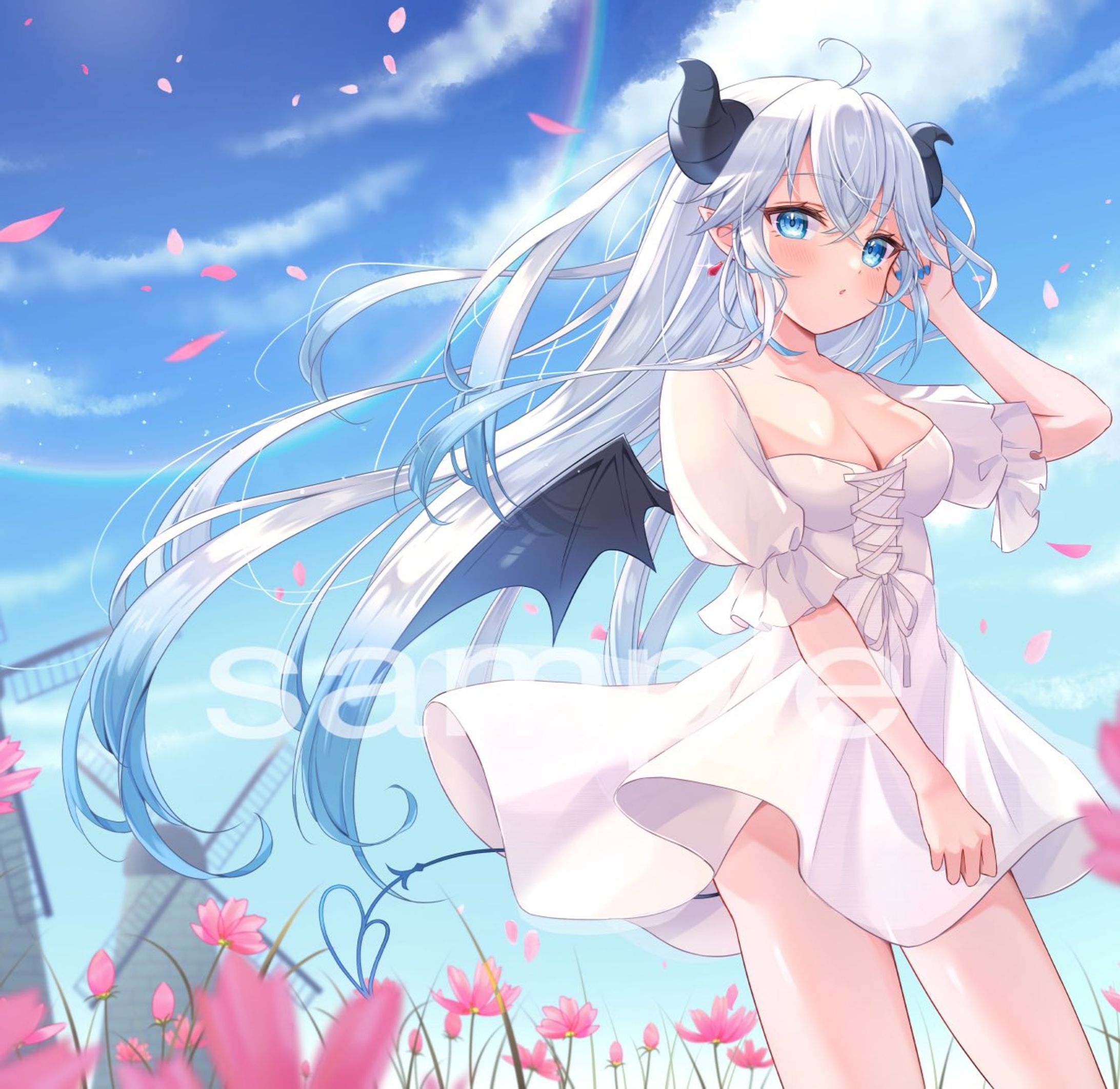 【個人様】渚とあ様 イベント用壁紙イラスト-1