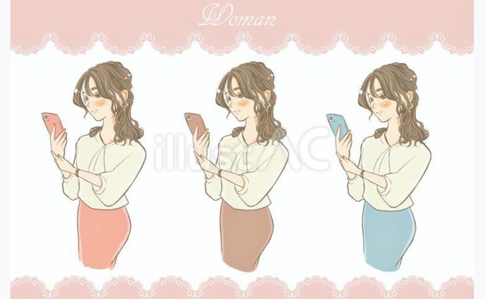 【イラスト作成】女性ビジネス系