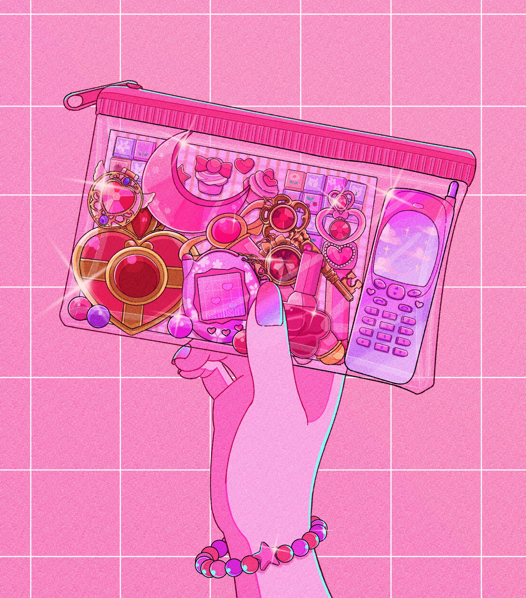 【オリジナル】平成を生きた女の子の必需品-1