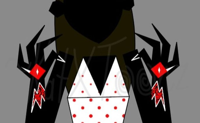2021 Art of my Enasona in 3rd stage of Anger: Blind RageSomeone suggested polka dots for the shirt and I went with the old school comic dots and decided it's a dress. :P #ena #enaverse #joelg #enasona #enaoc