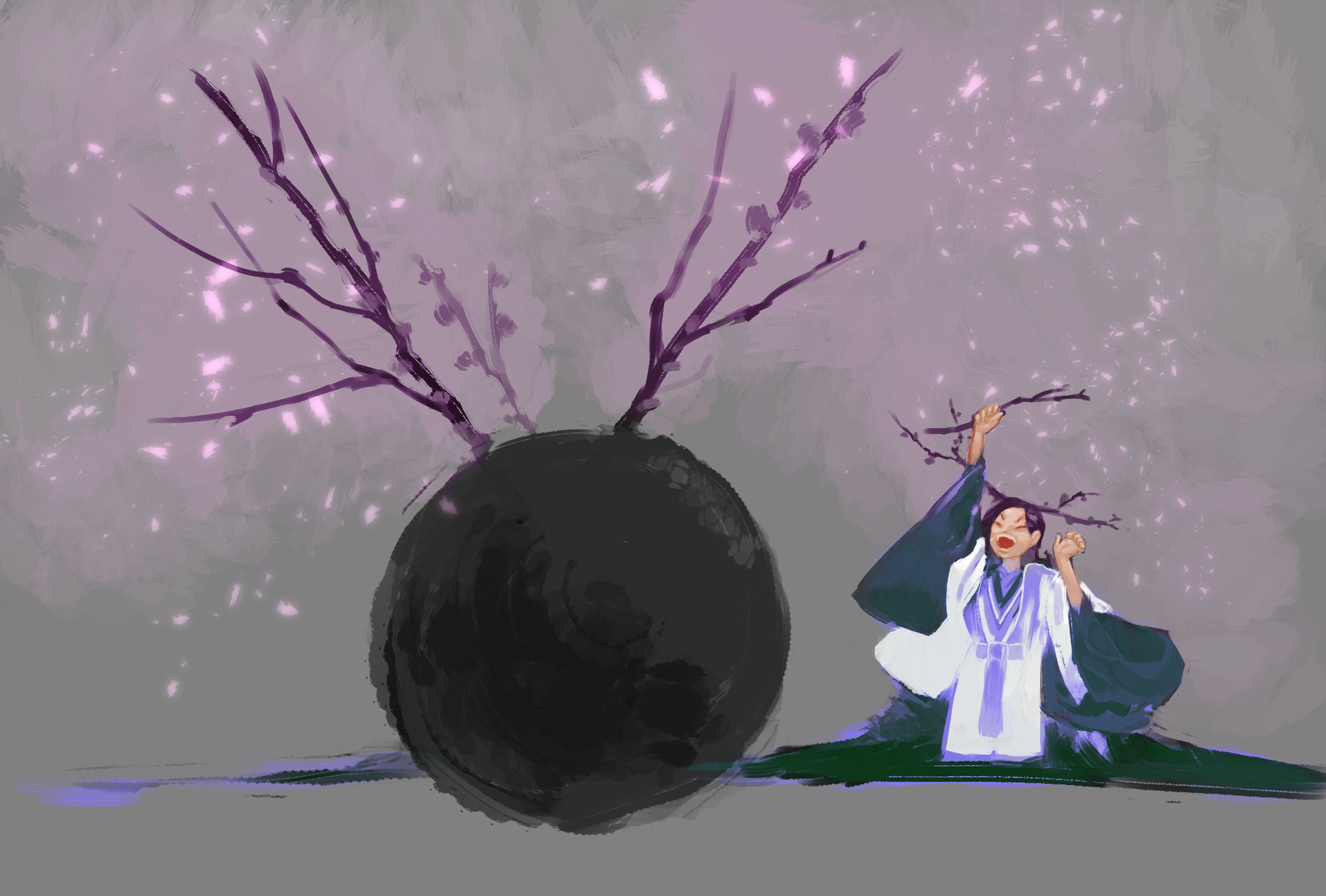 桃始笑 / the first crop of peach blossoms-1