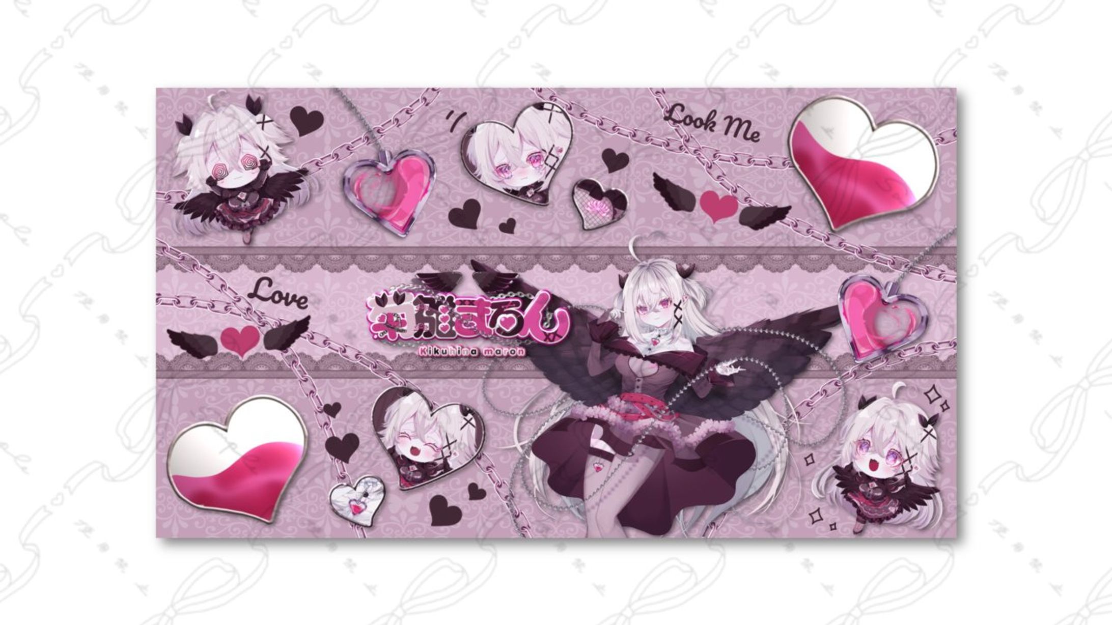 菊雛まろん様 チャンネルアート-1