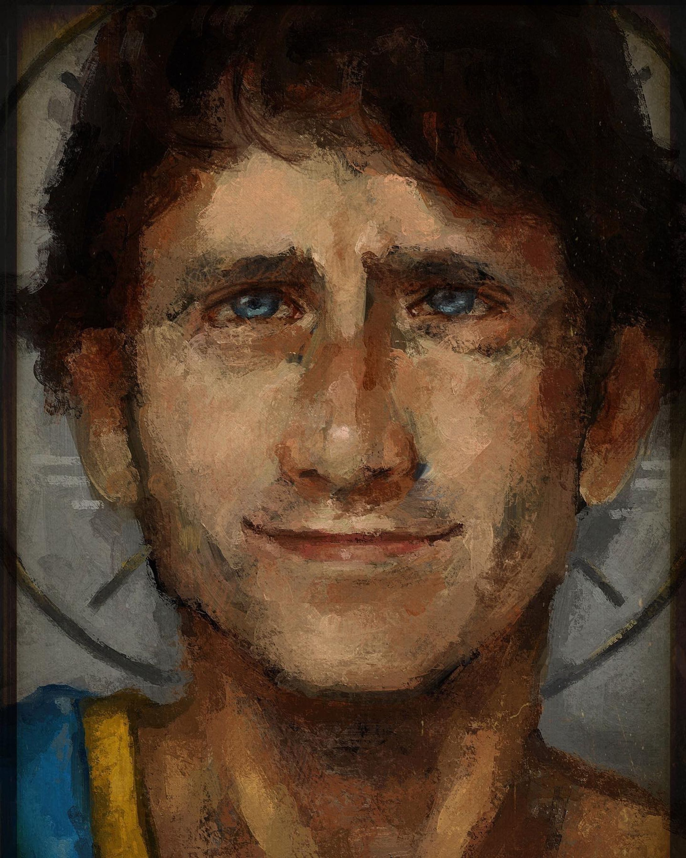 トッド神のイコンを描きました。
I drew Icon of God Todd Howard. #Fallout #Bethesda  #ToddHoward 
https://twitter.com/kyogo/status/1144622349334876160?s=21-1