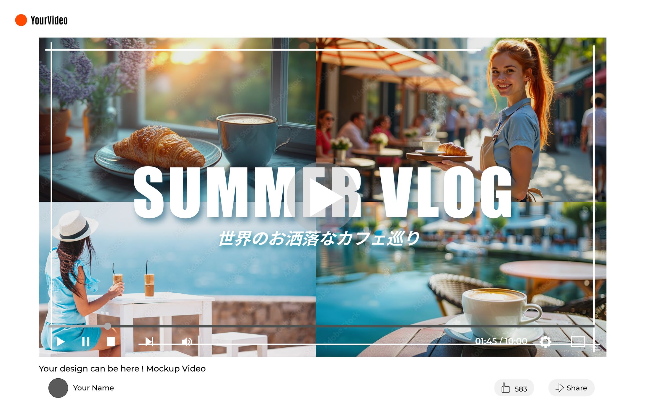 【YouTubeサムネイル】VLOG-1