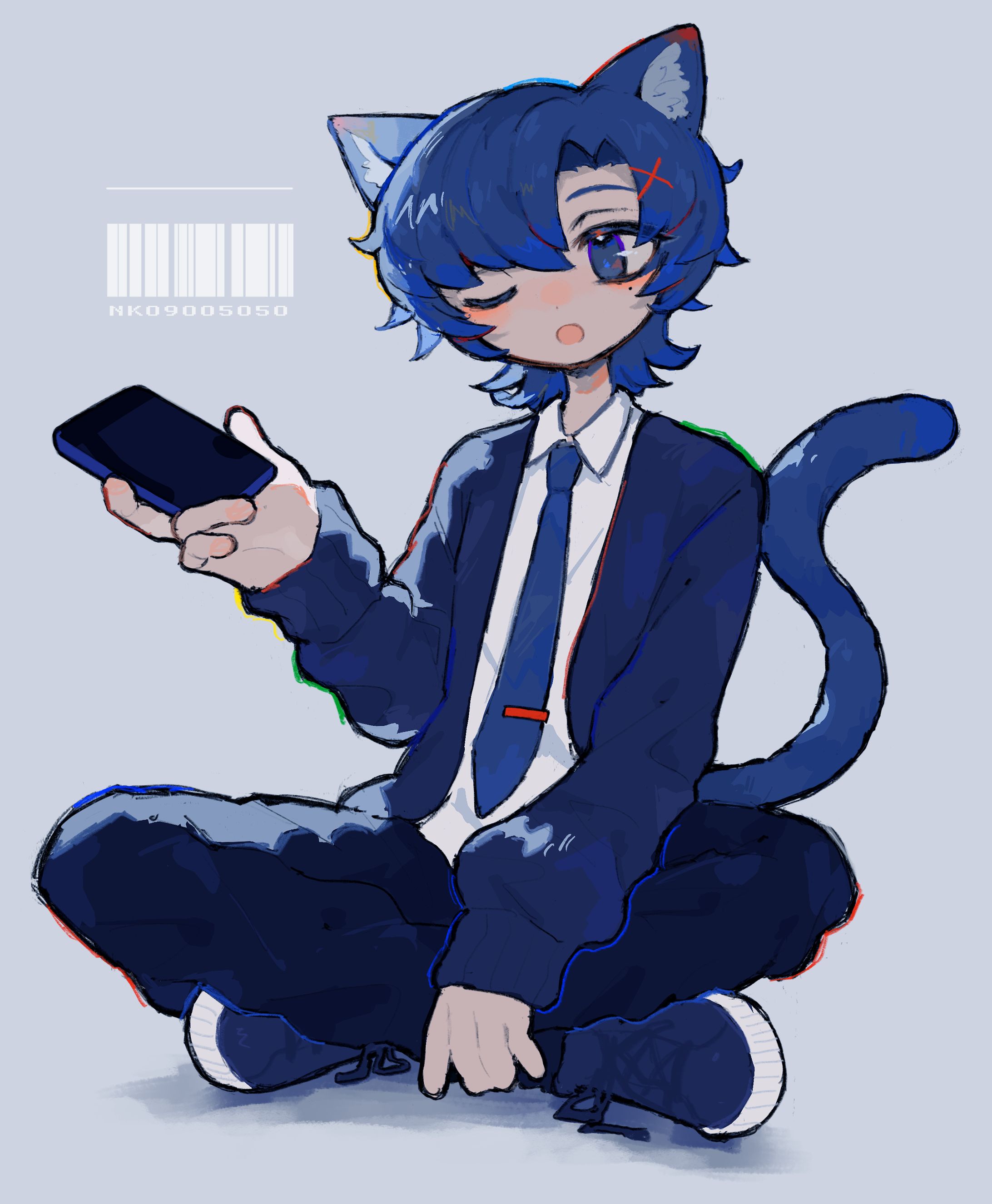 【キャラデザ】ネコの擬人化-1