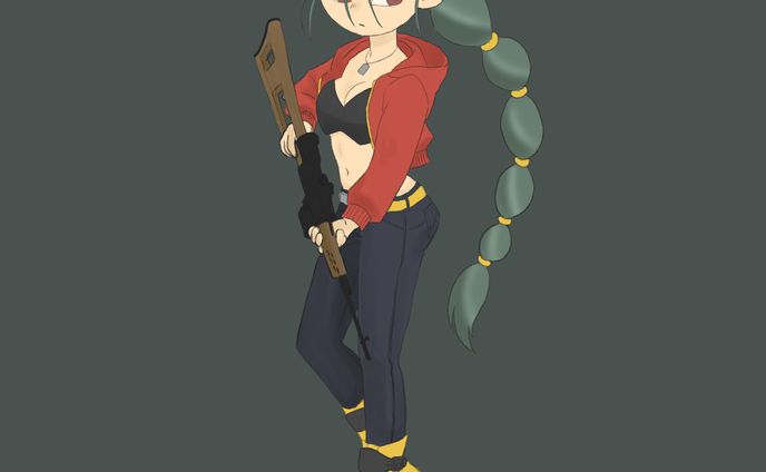 創作女子【ドラグノフ】