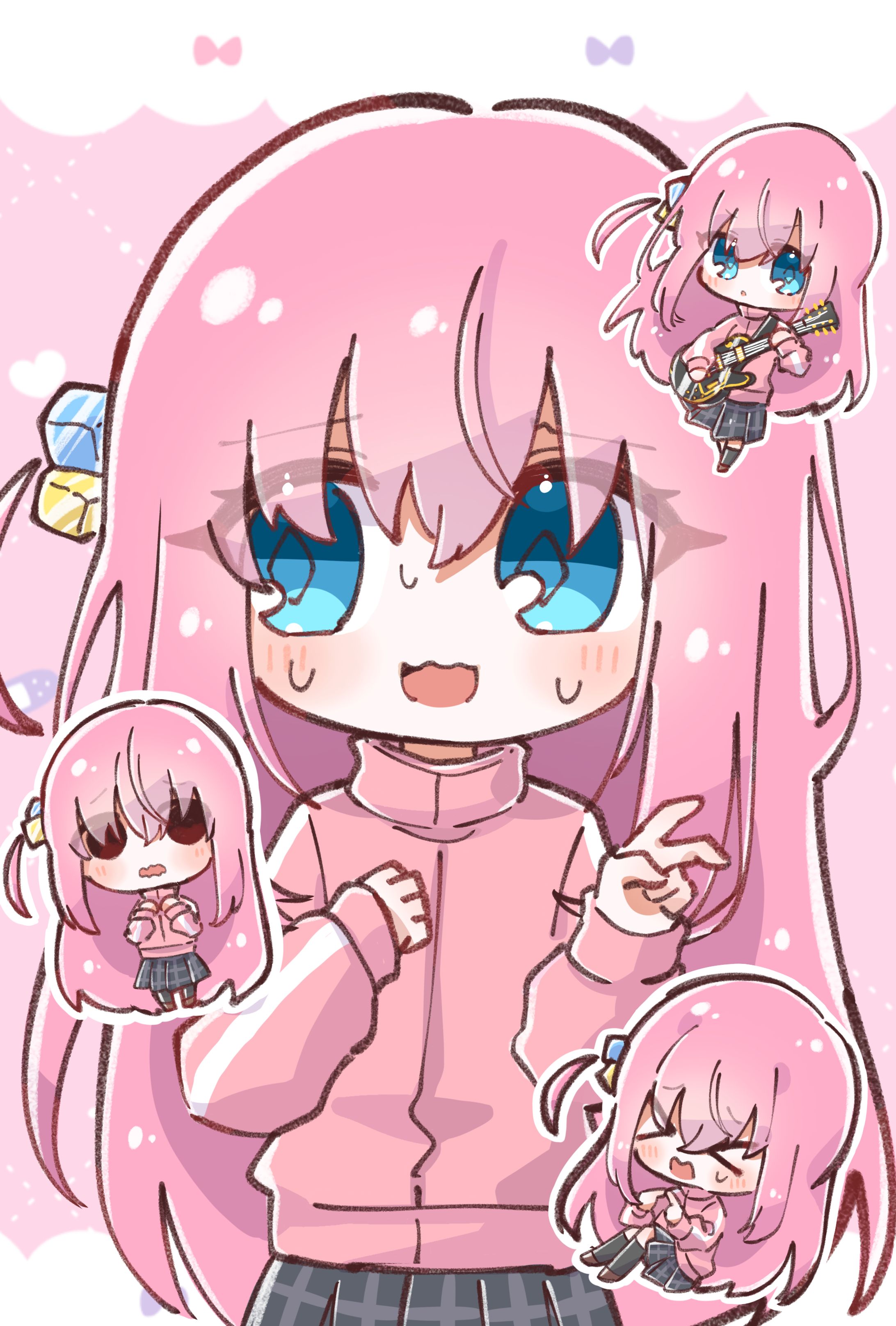 ぼっち・ざ・ろっく！　ファンアート-1