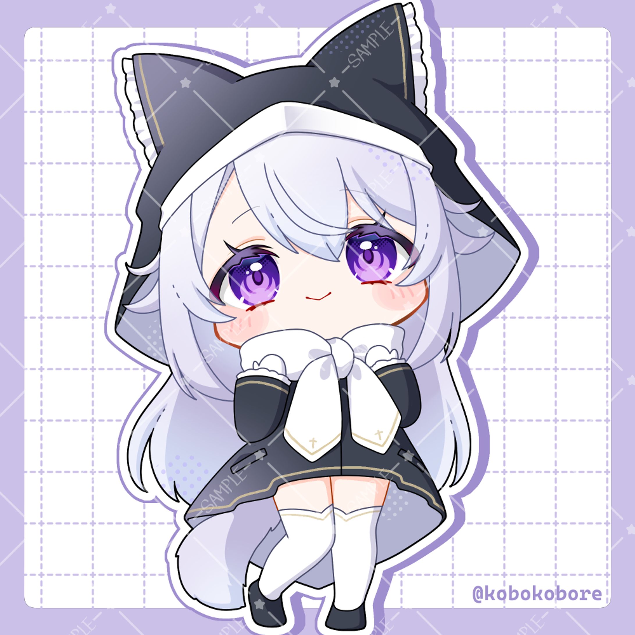 【月実いのり様】ミニキャライラスト-1