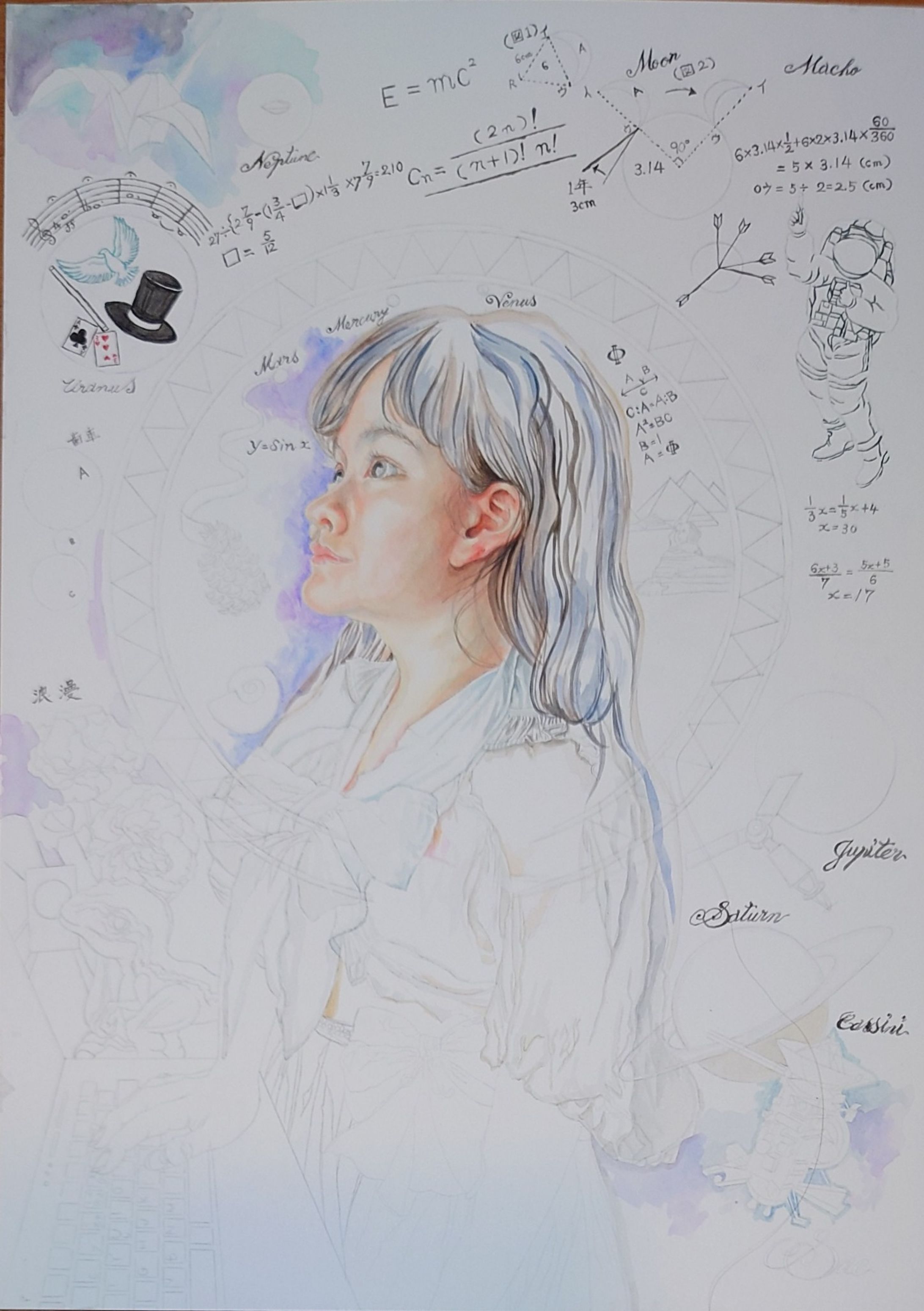 The Planets  Holst 描き途中-1