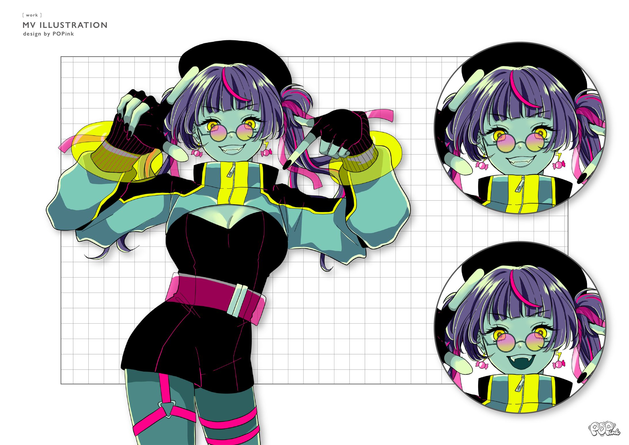 天色メア様｜MV用イラスト-1