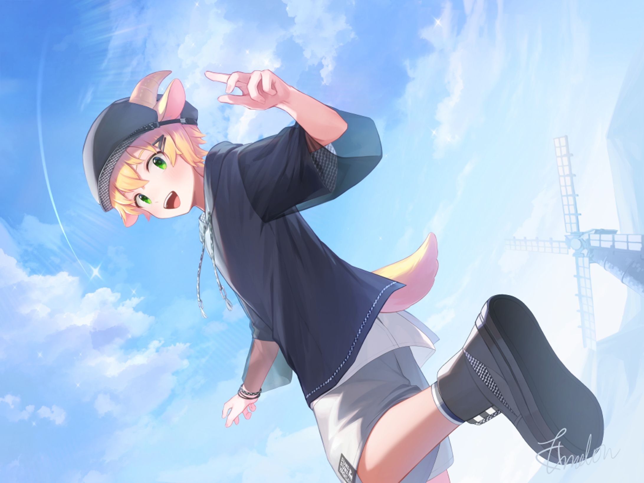 涼鳴ハッカ様｜イラスト-1