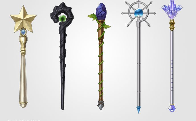 ソーシャルゲーム武器イラスト