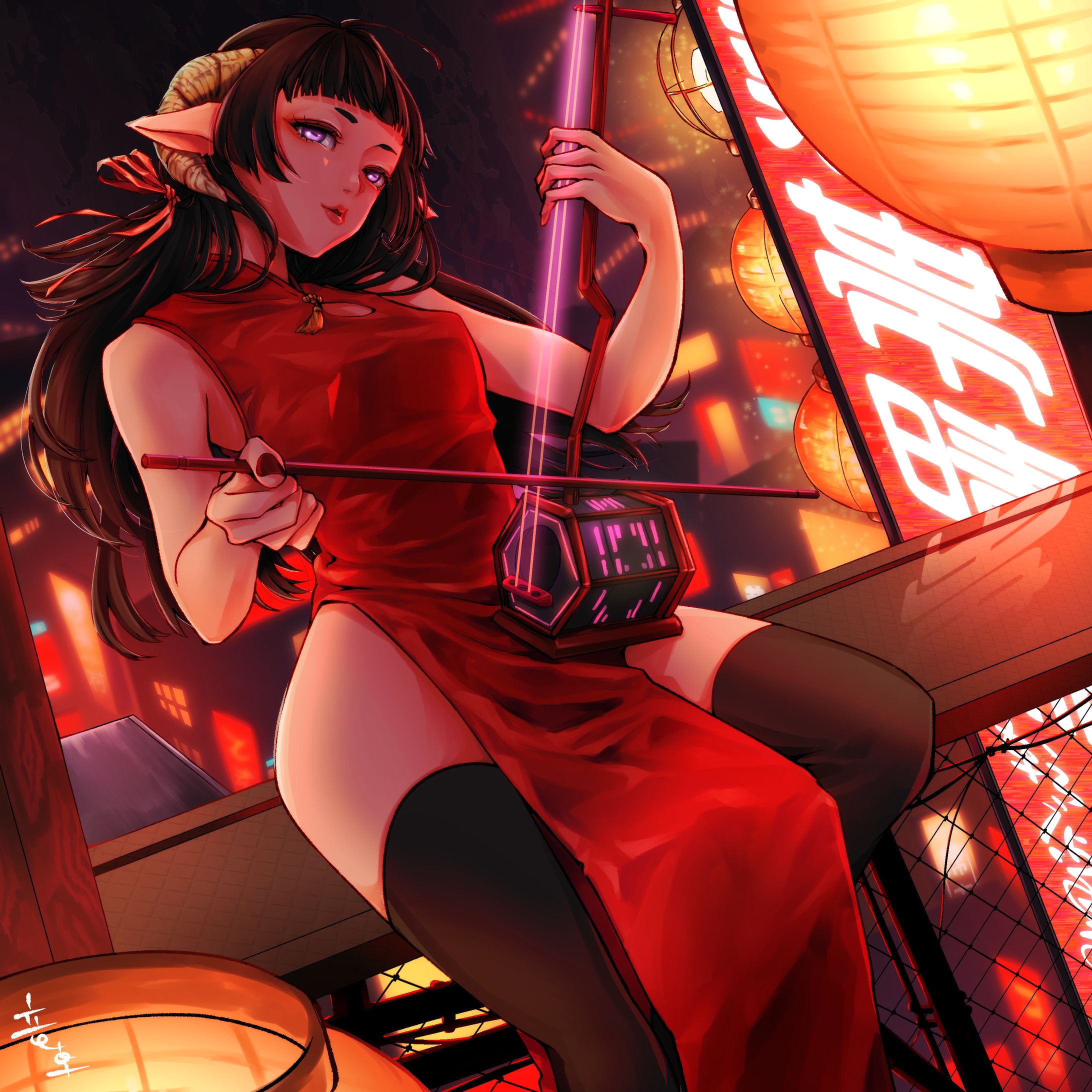 『NICO-Cyber』音楽ジャケットイラスト

#illustration #イラスト #竜卓 #羊角 #イラストグラム #illustagram #originalcharacter-1