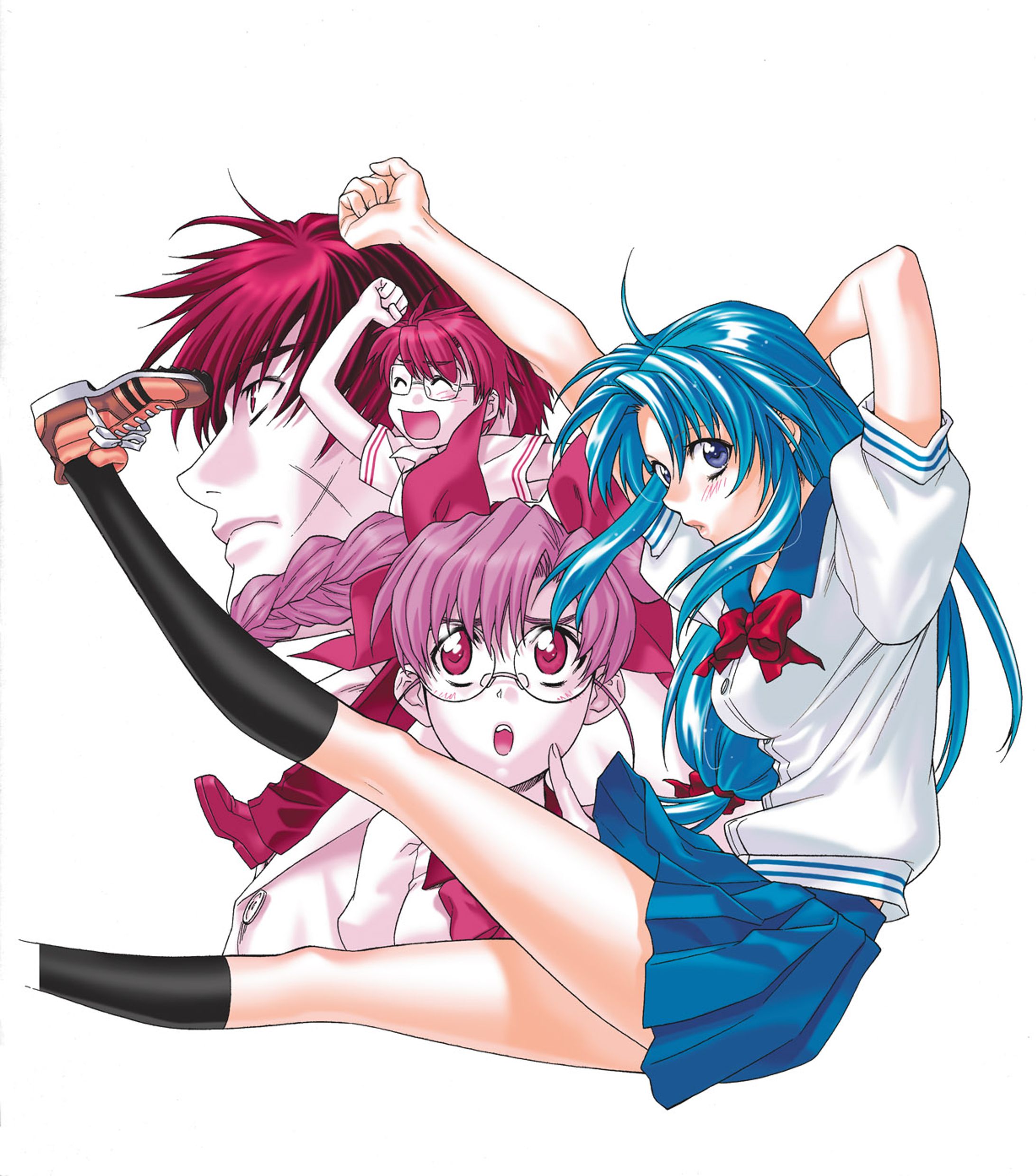 Full Metal Panic! comic mission Vol.4 Cover Illustration (2005)-1