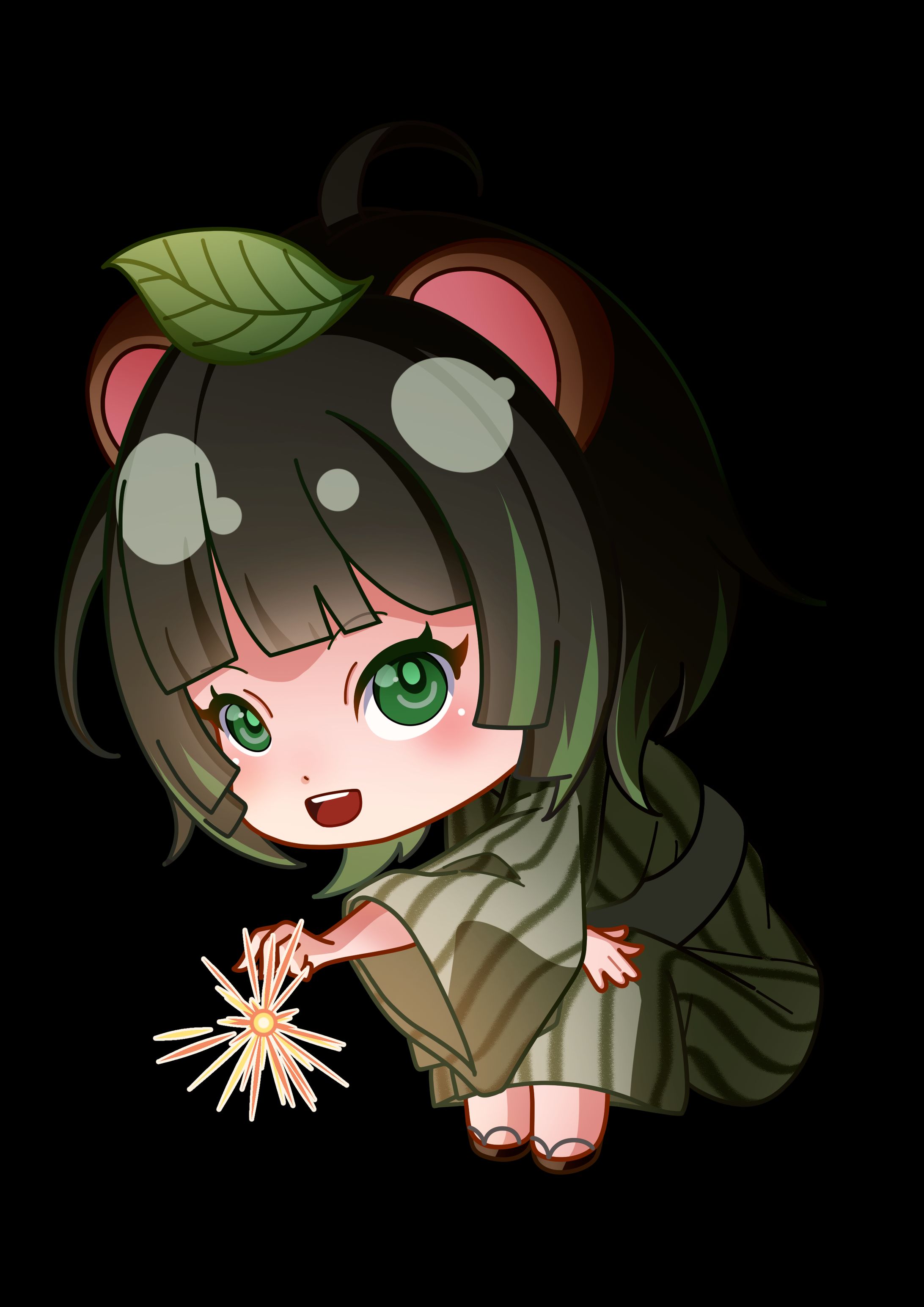 卓上バルーンスタンド・ケーキ用イラスト-1