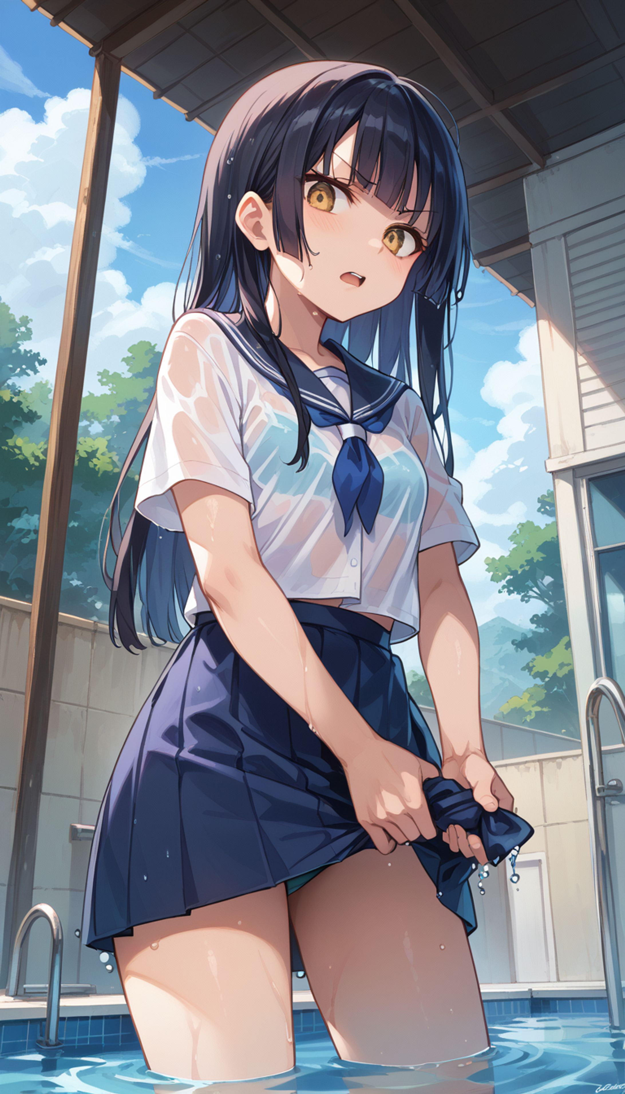 びしょ濡れ-1