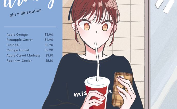 girl × illustration