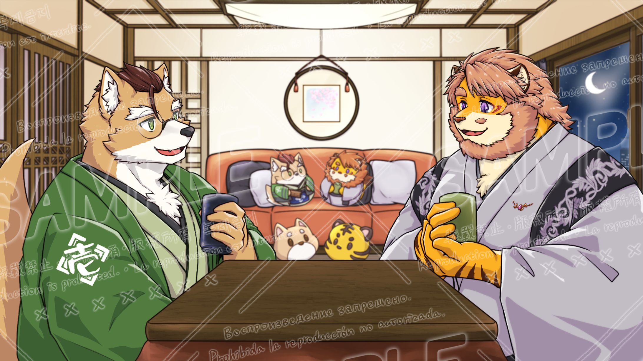 雑談配信用イラスト-1