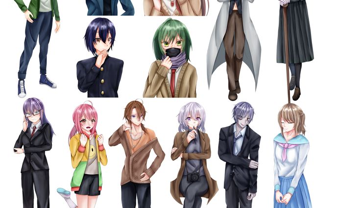 TRPG　自キャラ 立ち絵