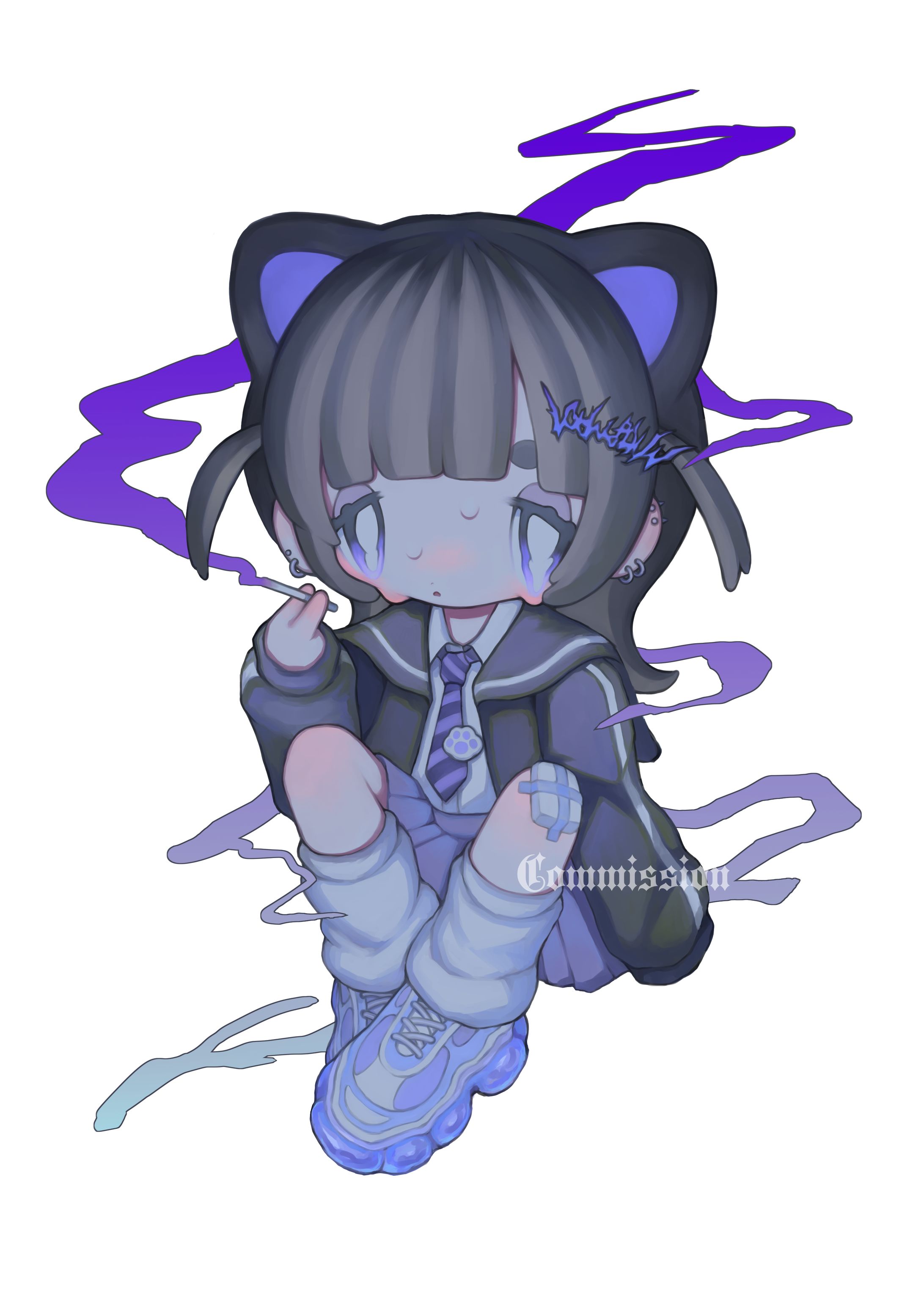 🚬💜 - 個人様 ご依頼イラスト-1