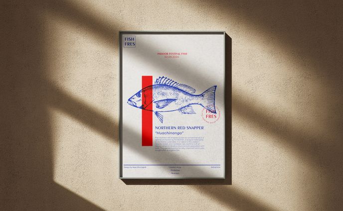 [ Poster ] Vintage Poster Fish