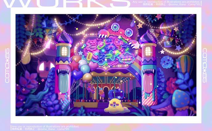キャラクター、ライブ演出映像