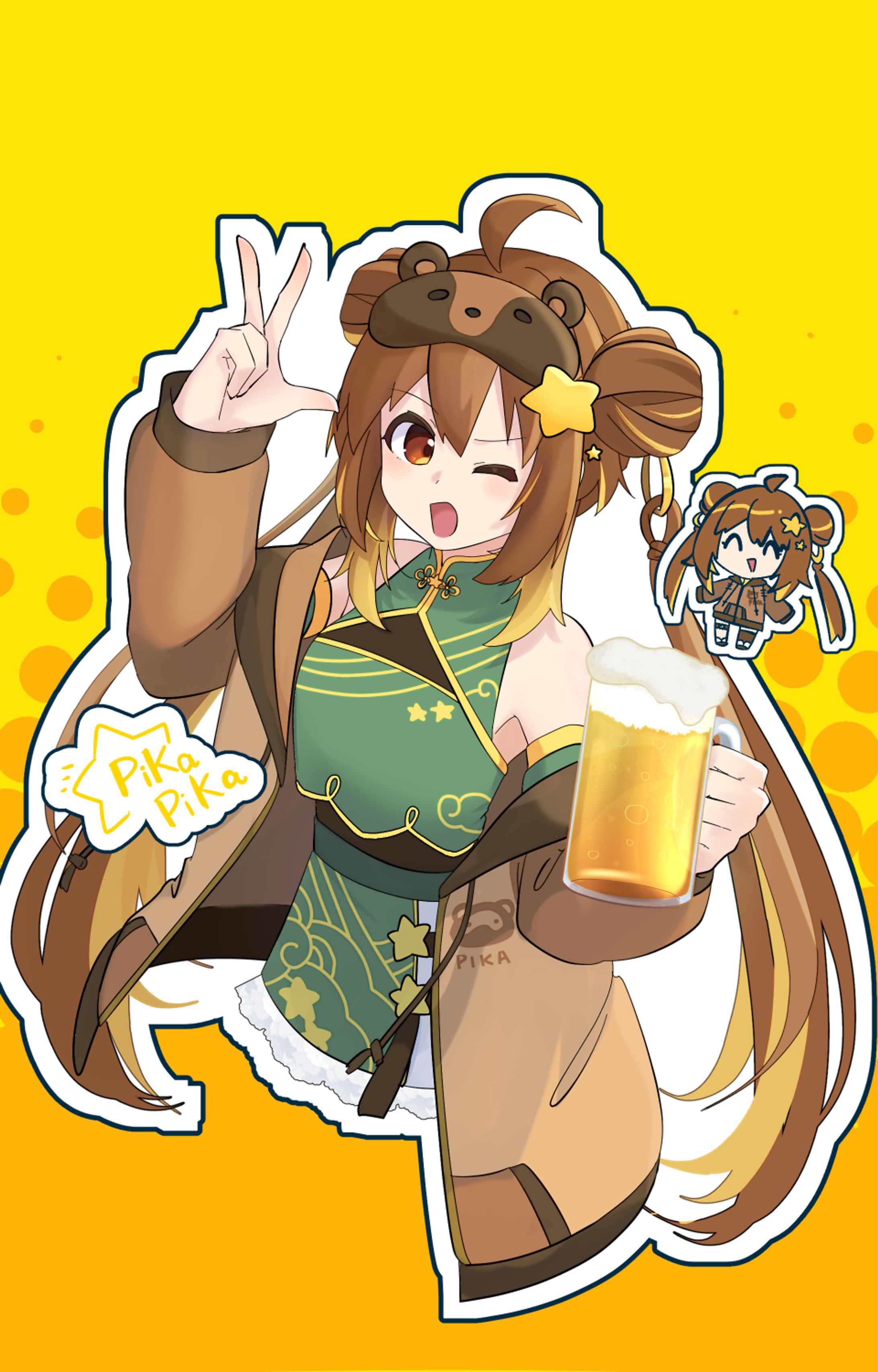 【FA】ぴか☆ぴか★さん新衣装おめでとう絵-1