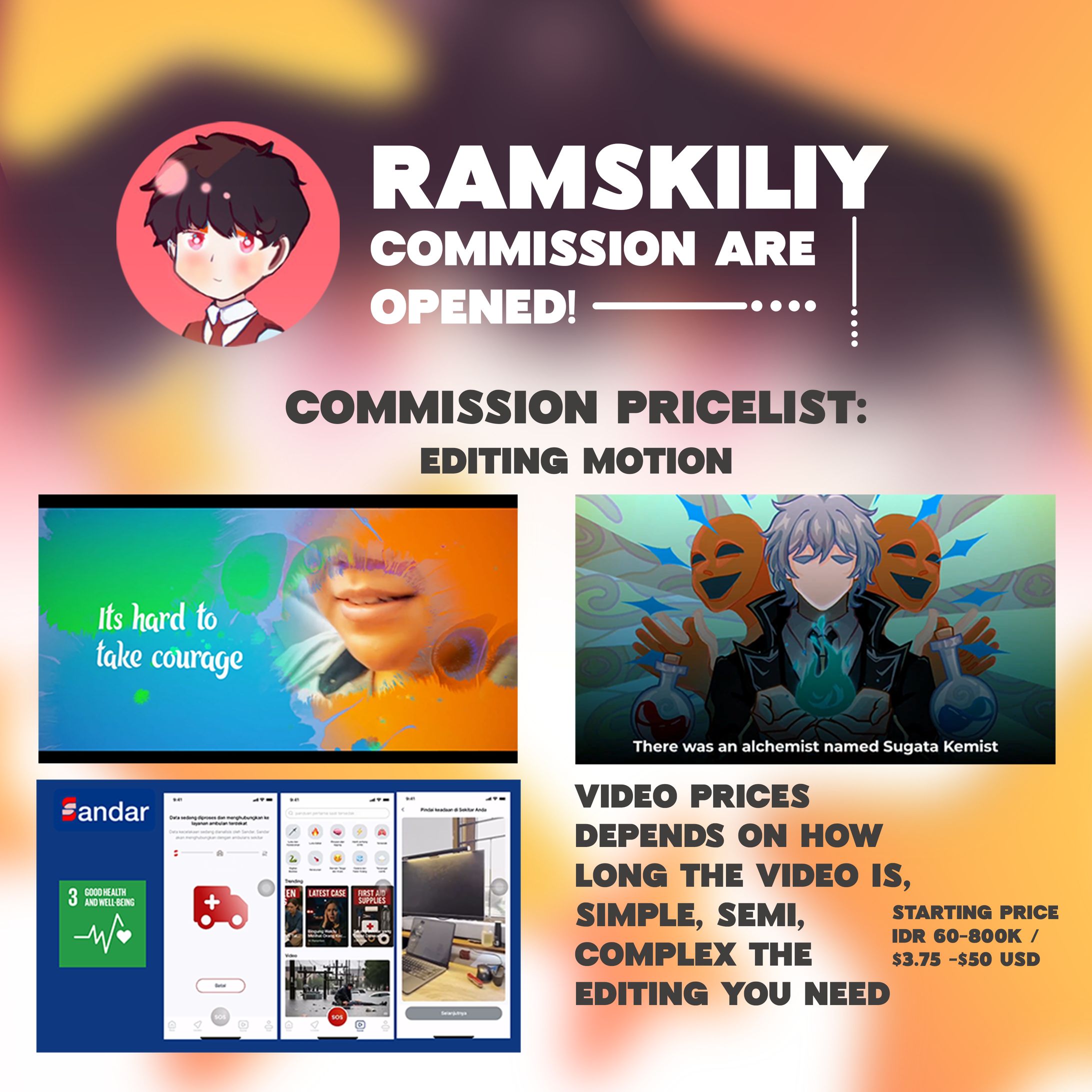 Commissions Pricelist & TOS-1