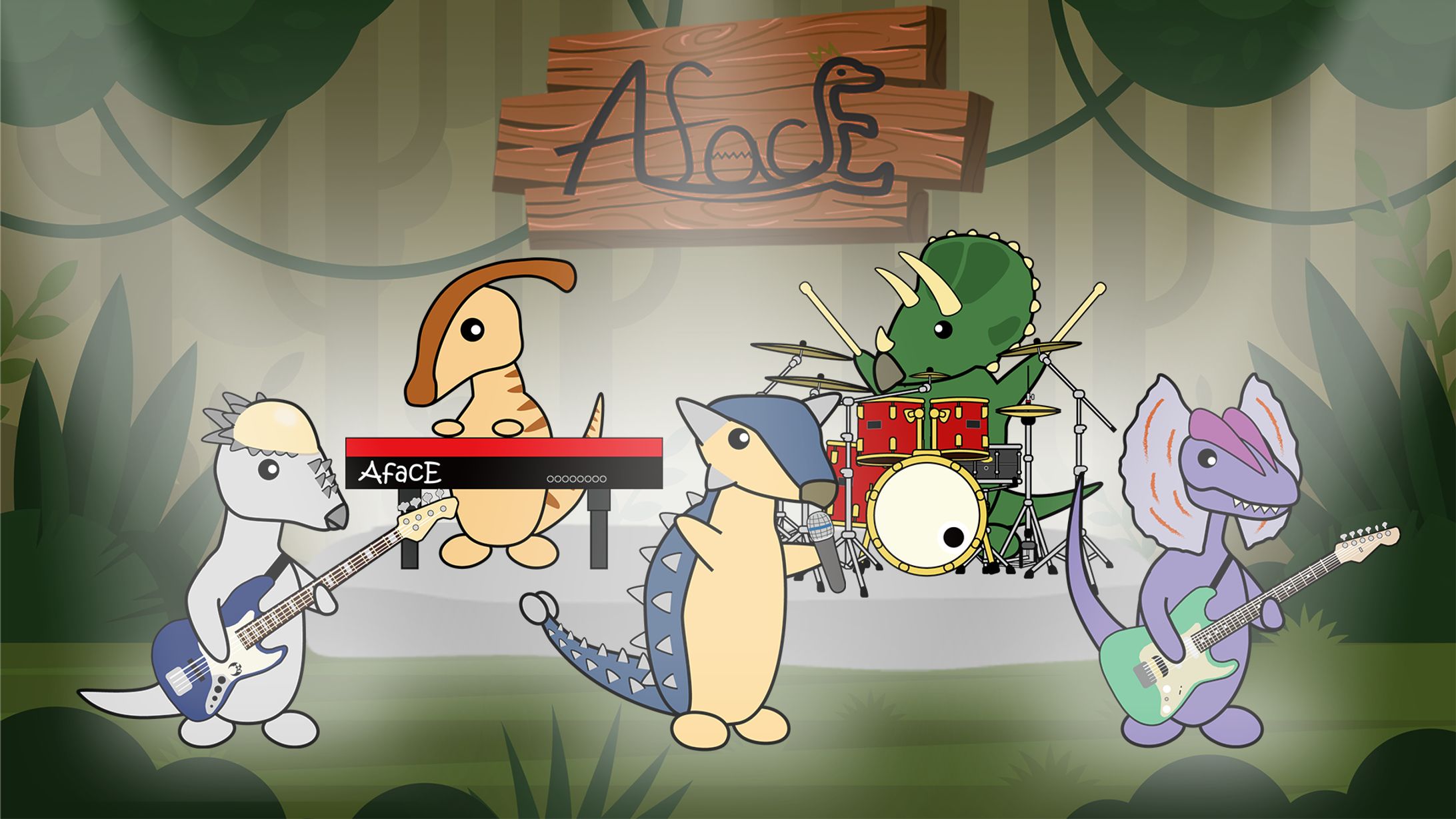 メンバーイメージキャラ（恐竜）-1