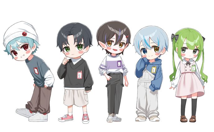 グループ「あんぷろ」様　エイプリルフール企画用イラスト