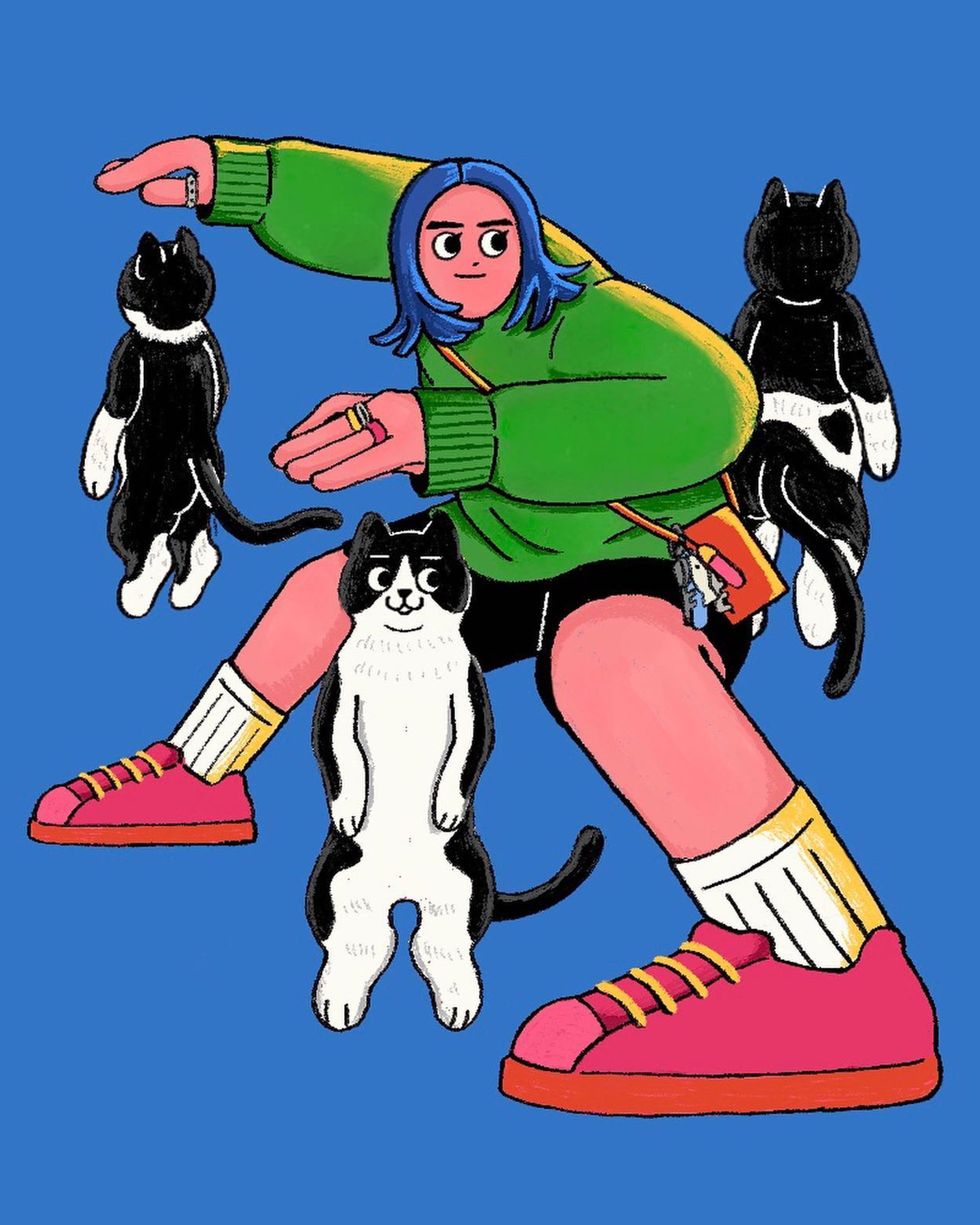 🐱

#instaart #illustration #art#illustrationartists #instagood#cat#illustrations #design#colorful #valentine #illustrationprocess #イラストレーション #イラスト#カラフル#いらすとぐらむ #イラストグラム#猫#女の子イラスト#イラストメイキング #ねこ #いらすと-1