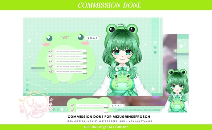 Mizu Grinsefrosch Stream Overlay
