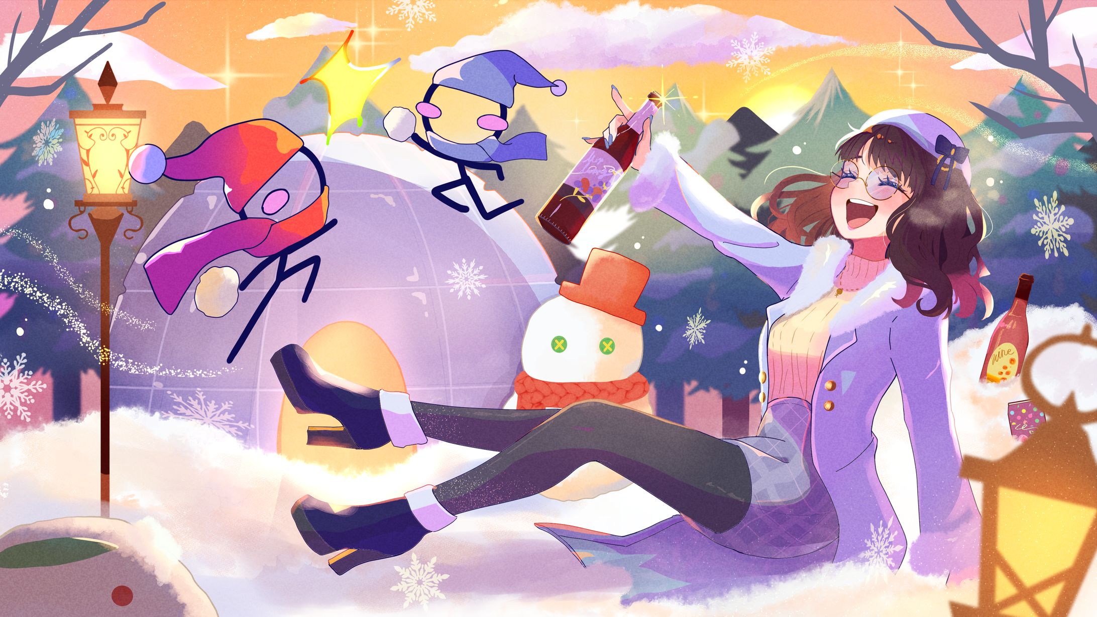 【サムネイル】季節サムネイル【冬】-1