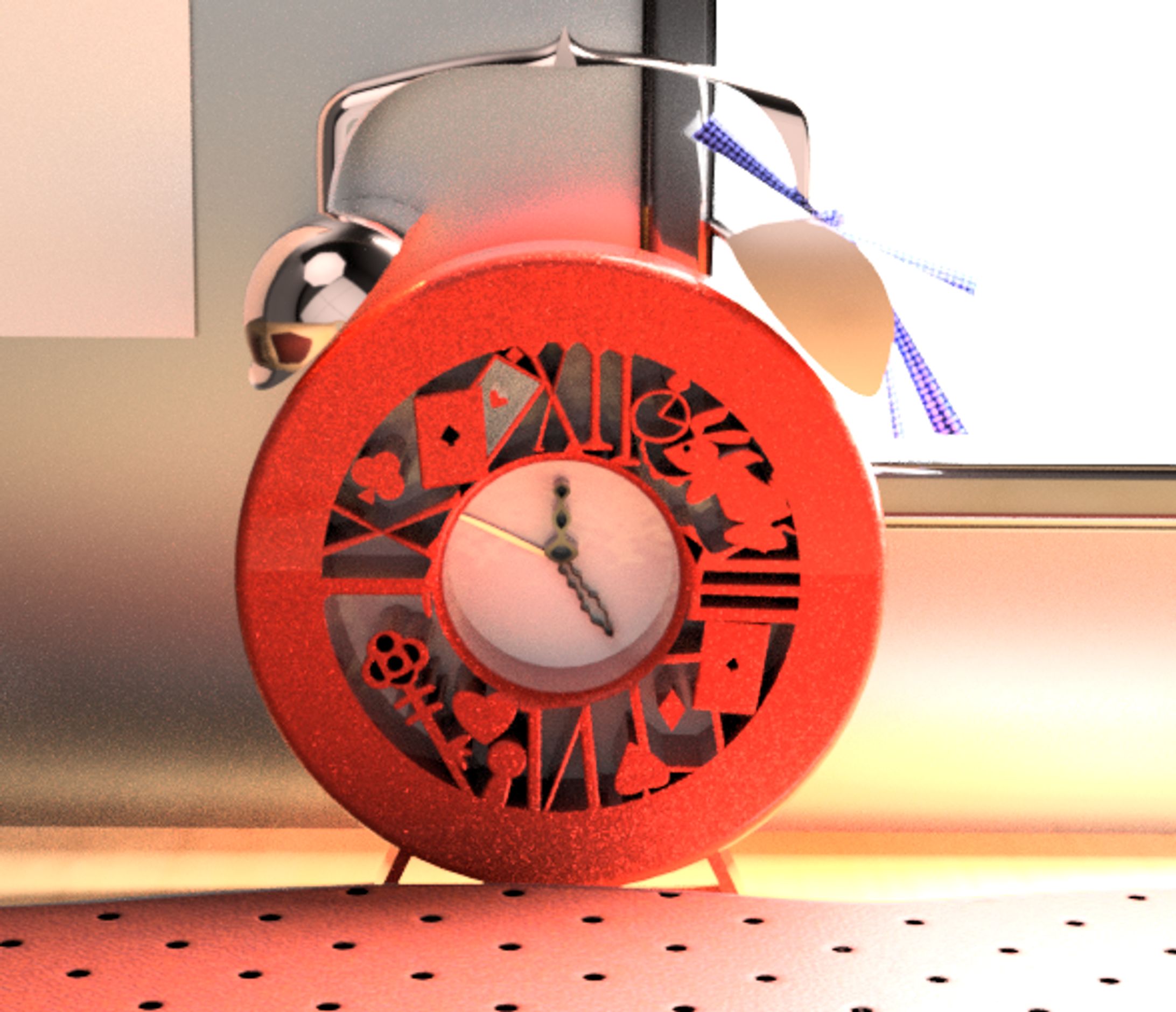 時計 (Fusion 360 で模作しました)-1