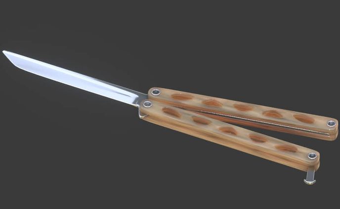 Wood Balisong