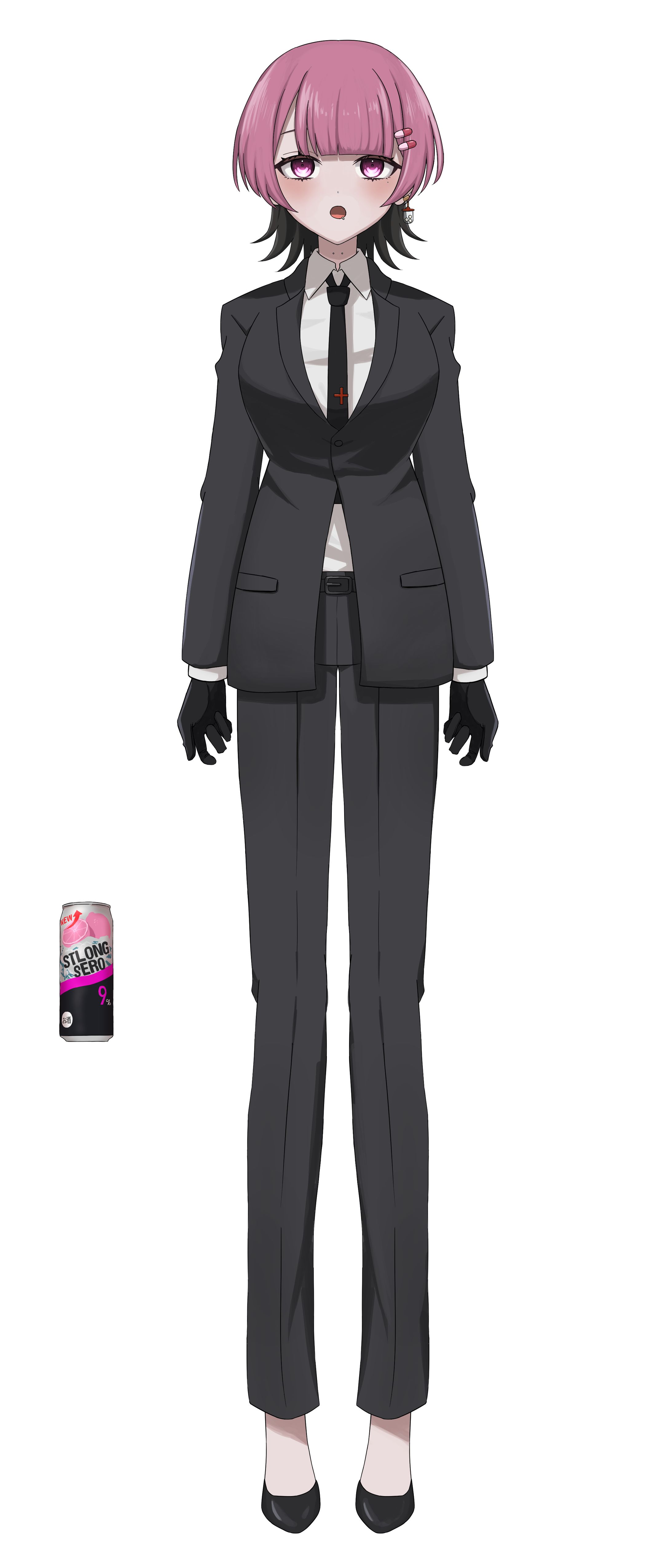 【夏生ナナ様】live2d用イラスト、SDイラスト、ヘッダー用イラスト-1