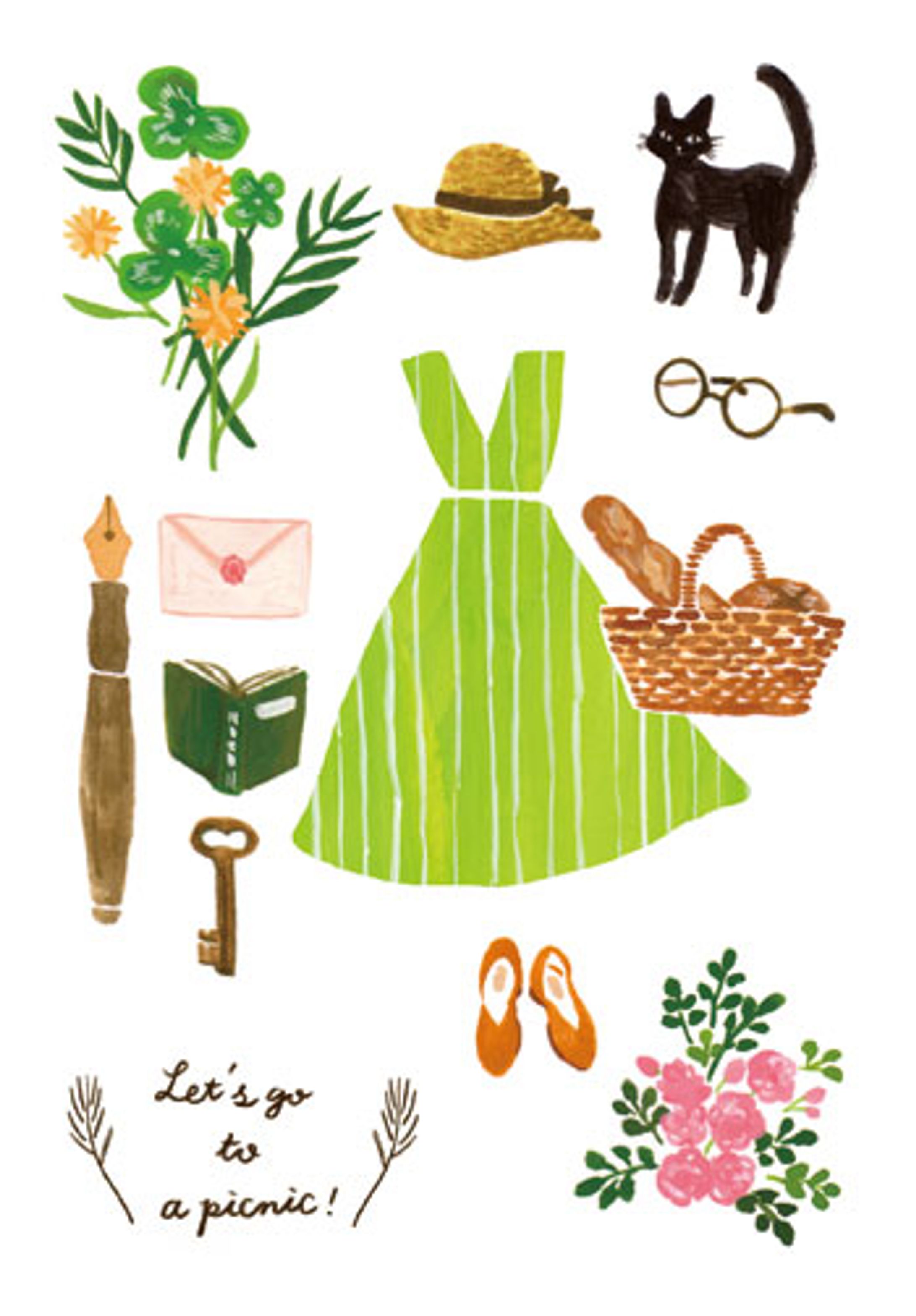 春のポストカード-1